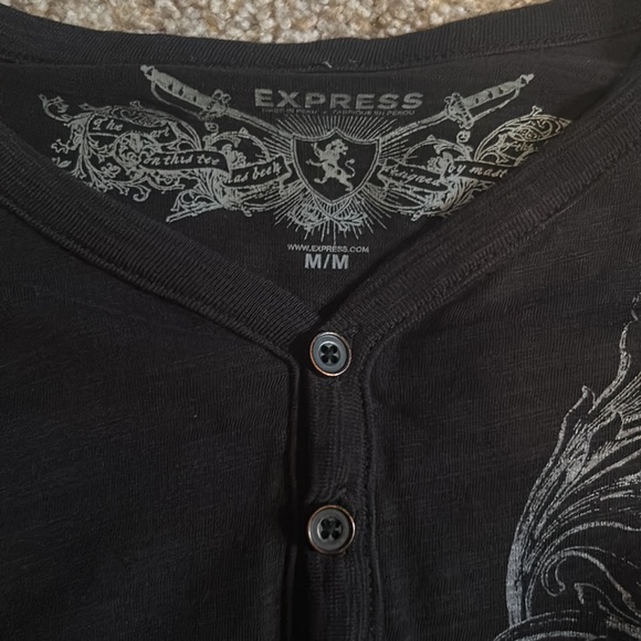 Express black long sleeve top - Picture 2 of 3